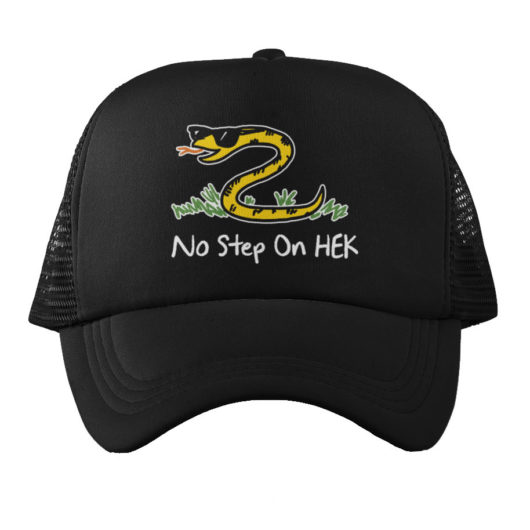 Hek Snek Black Trucker