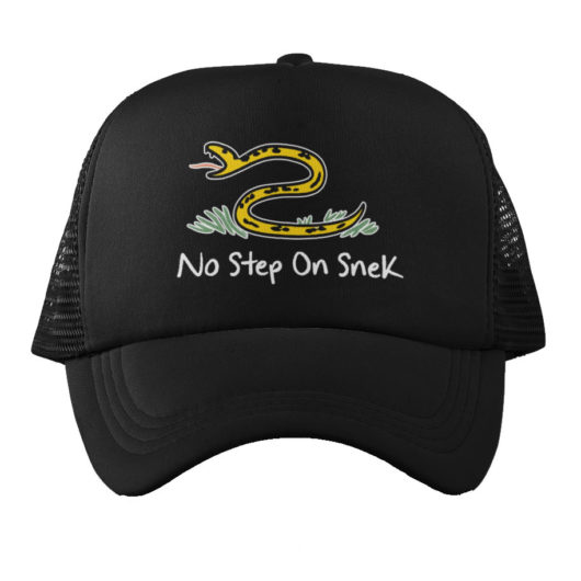 Snek Black Trucker Hat