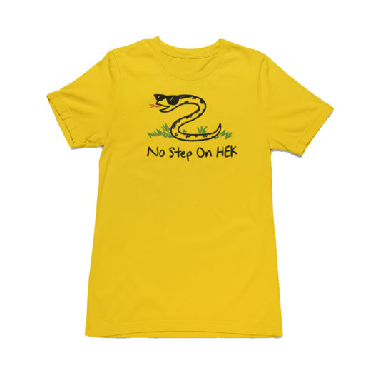Hek Snek Tee - Yellow
